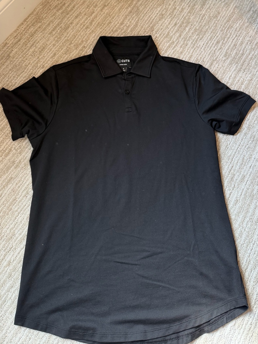 Black men’s polo - CUTS clothing